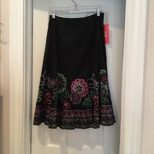 Fiesta Floral Flare Skirt